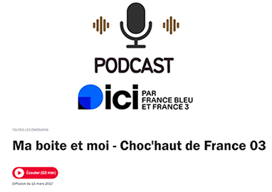 Podcast Ma boite et moi - Choc'haut de France 03 par Vincent Schneider sur France Bleu Picardie